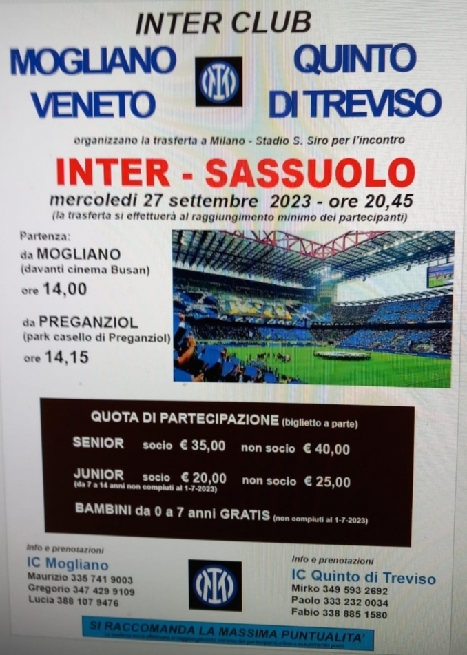  - Inter Club Quinto di Treviso